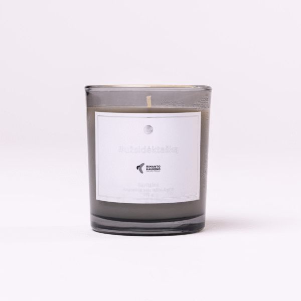 Scented candle “Santalas” • UŽSIDĖK TAŠKĄ - Image 3