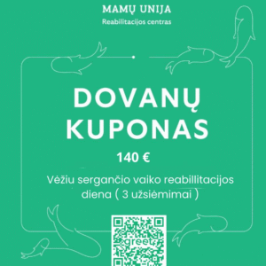 Dovanų kuponas Vėžiu sergančio vaiko reabilitacijos diena